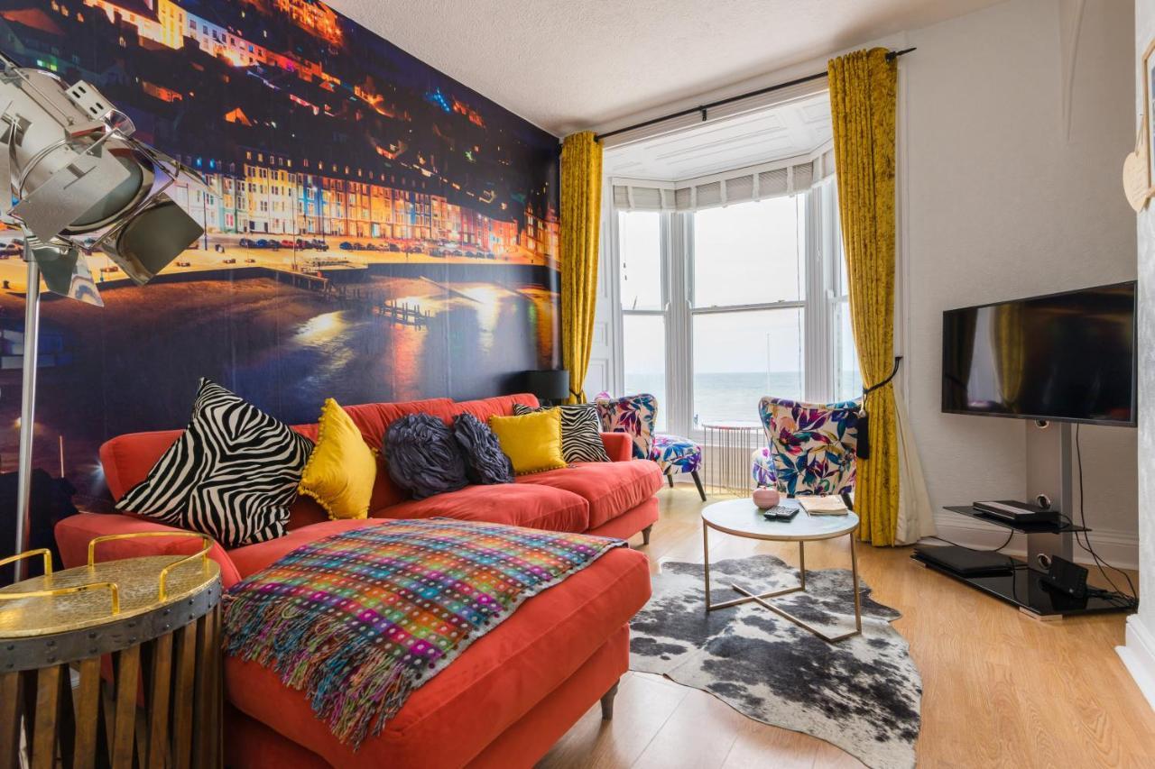 Sea View Ar Lan Y Mor Luxury Apartment Aberystwyth Eksteriør billede